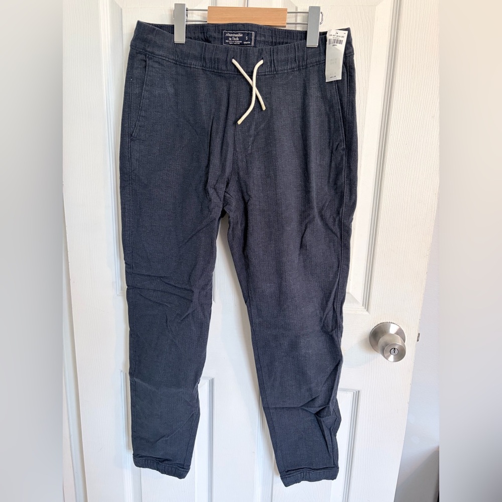 Abercrombie & Fitch Dark Blue Joggers